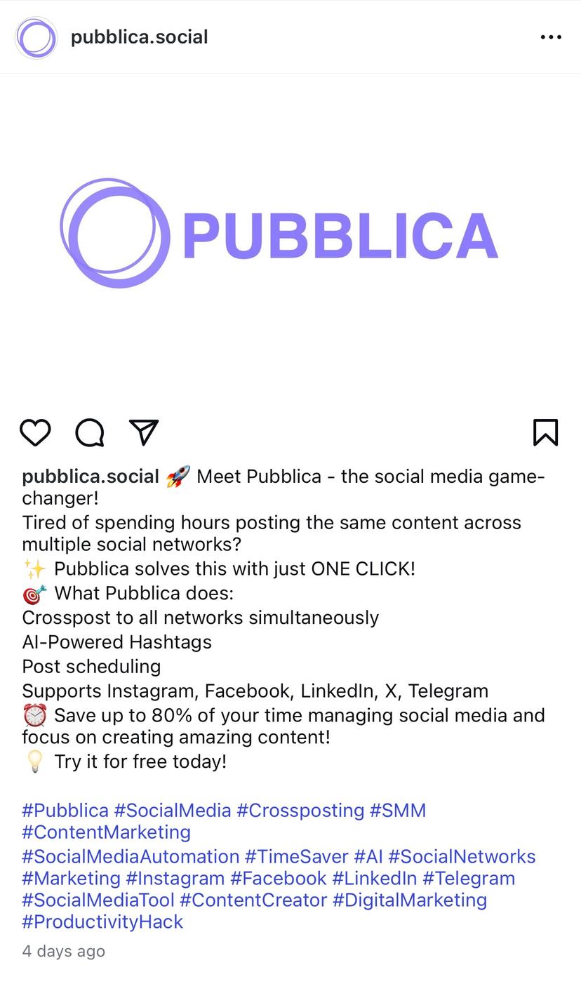Crossposting interface demonstrating multi-platform publishing capabilities